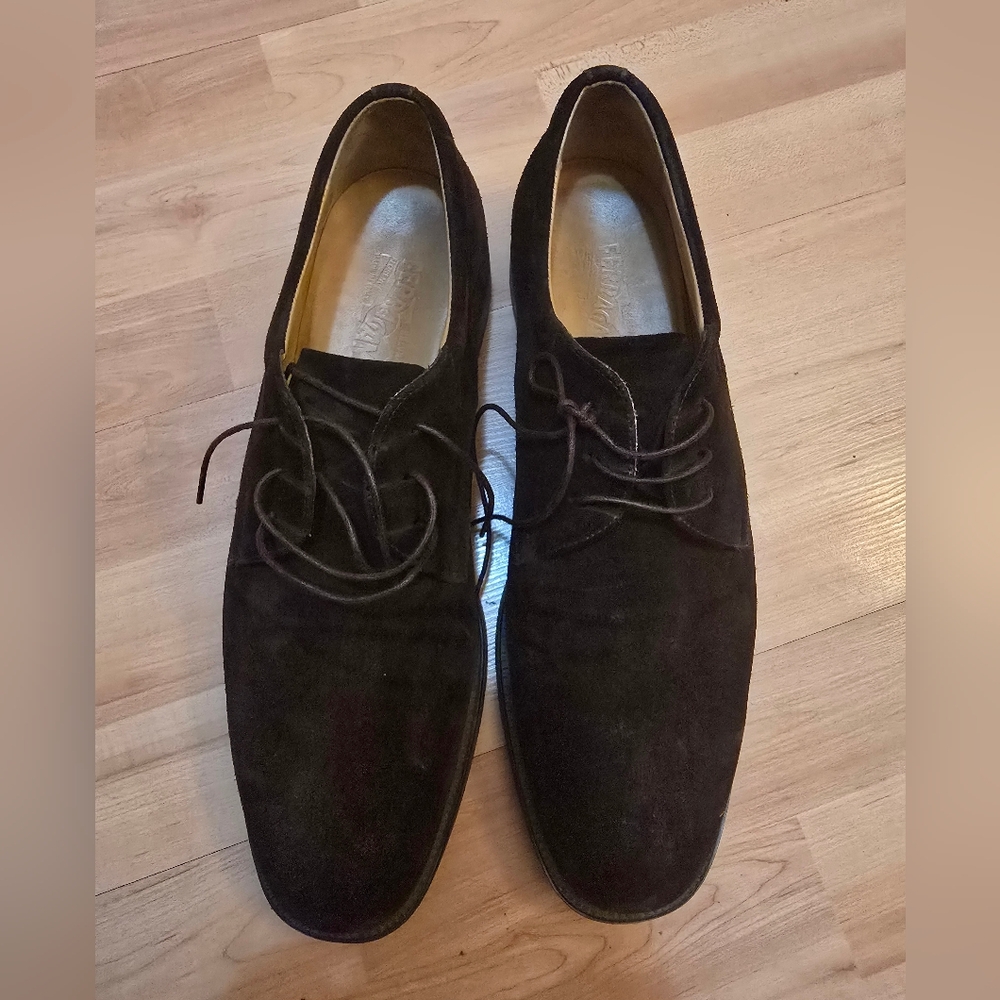 Salvatore Ferragamo suede Brown shoes